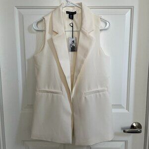 Corporate Girly Sleeveless Blazer Size M